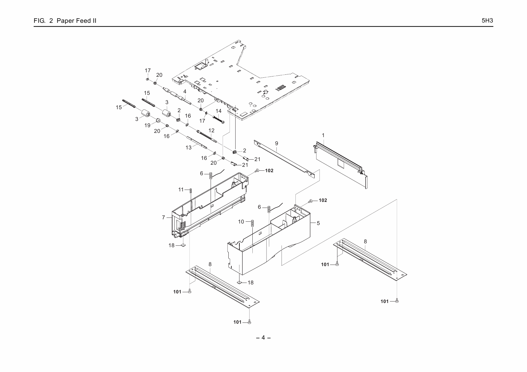 KYOCERA Options Paper-Feeder-PF-310 Extra-Tray Parts Manual-3